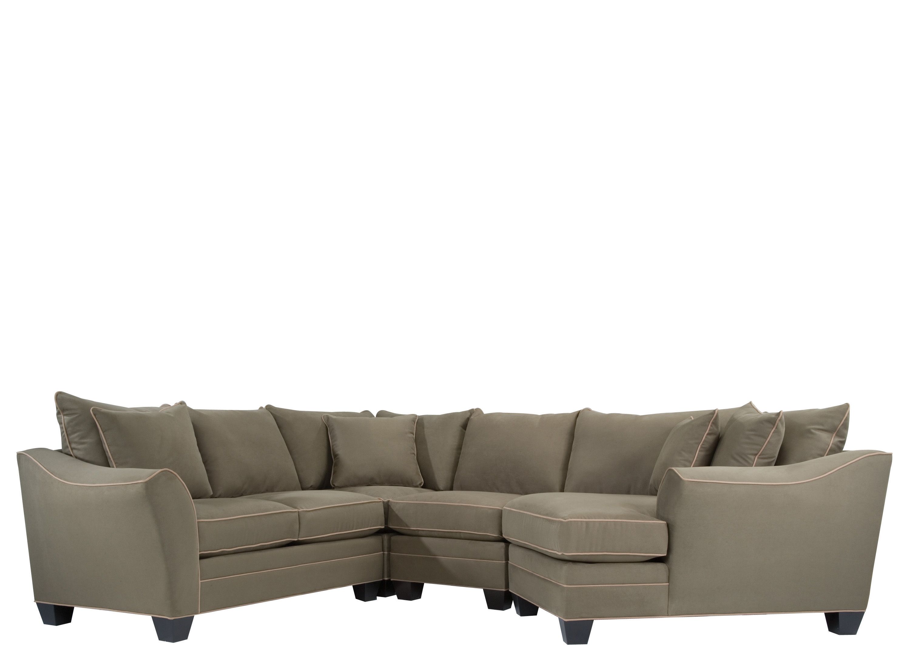Foresthill 4-pc. Microfiber Sectional Sofa