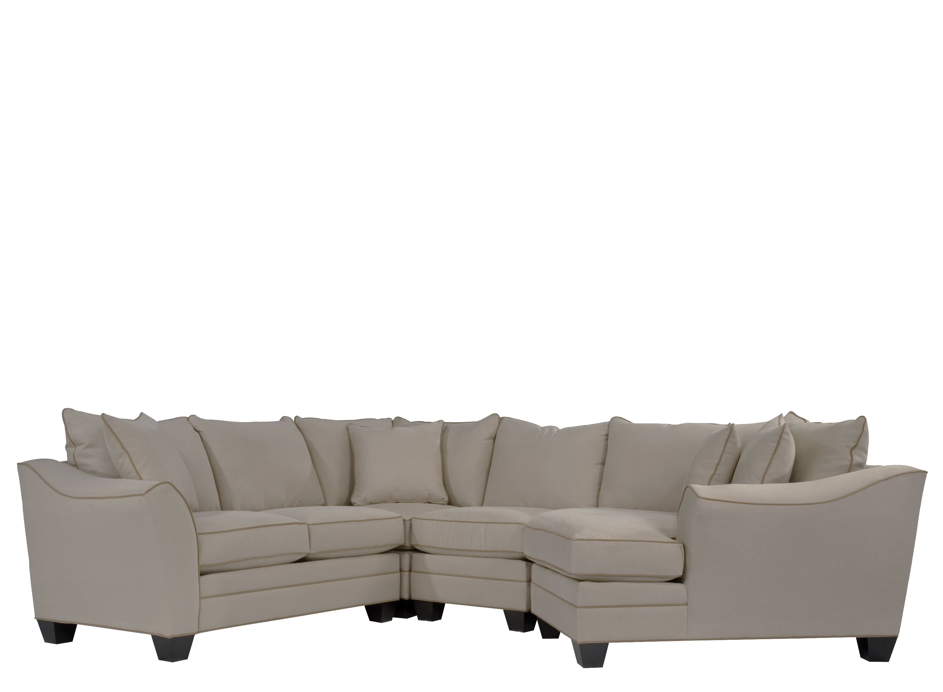 Foresthill 4-pc. Microfiber Sectional Sofa