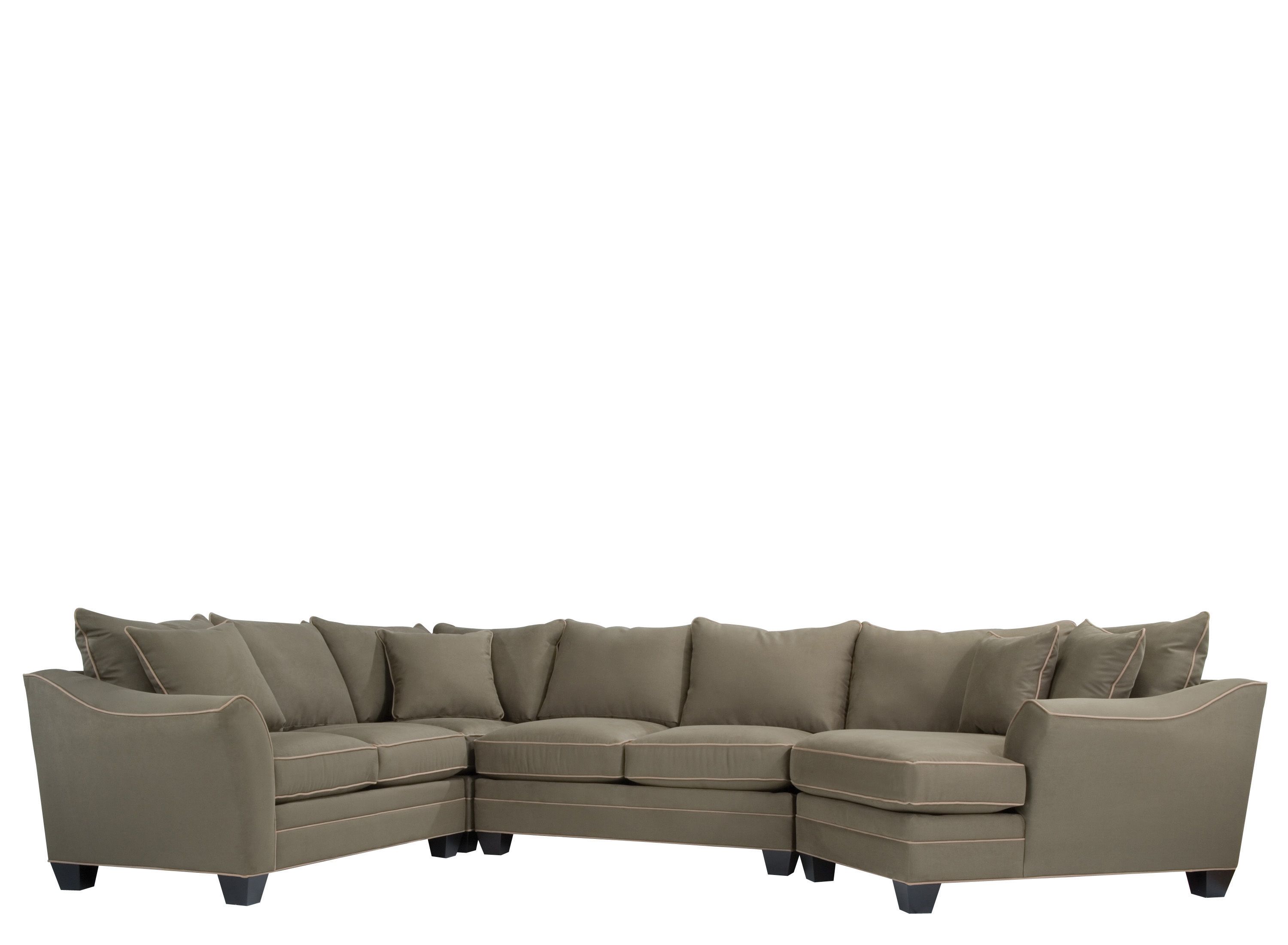Foresthill 4-pc. Microfiber Sectional Sofa