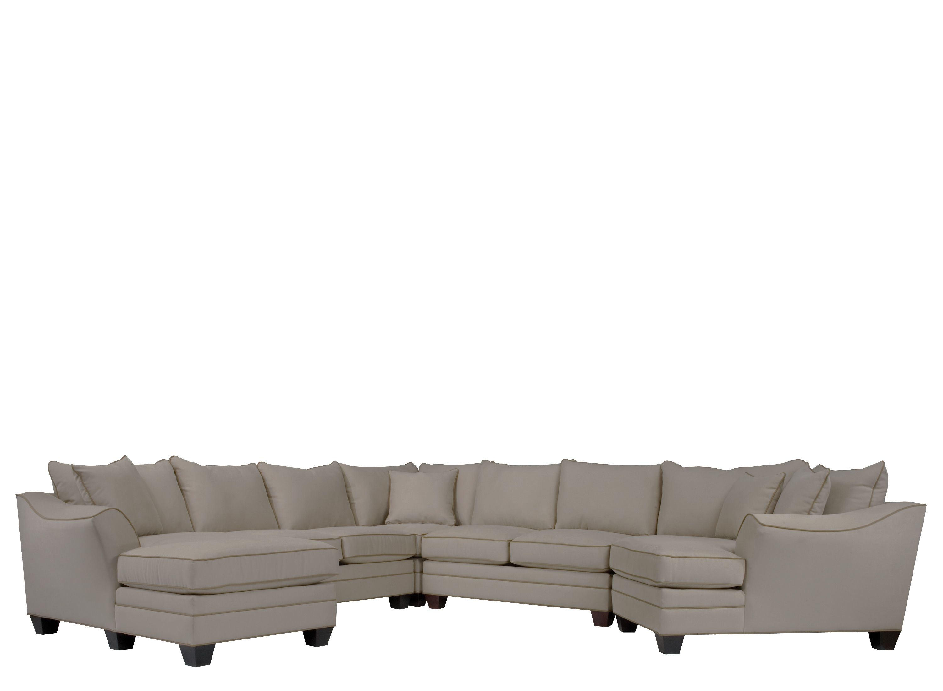Foresthill 5-pc. Microfiber Sectional Sofa