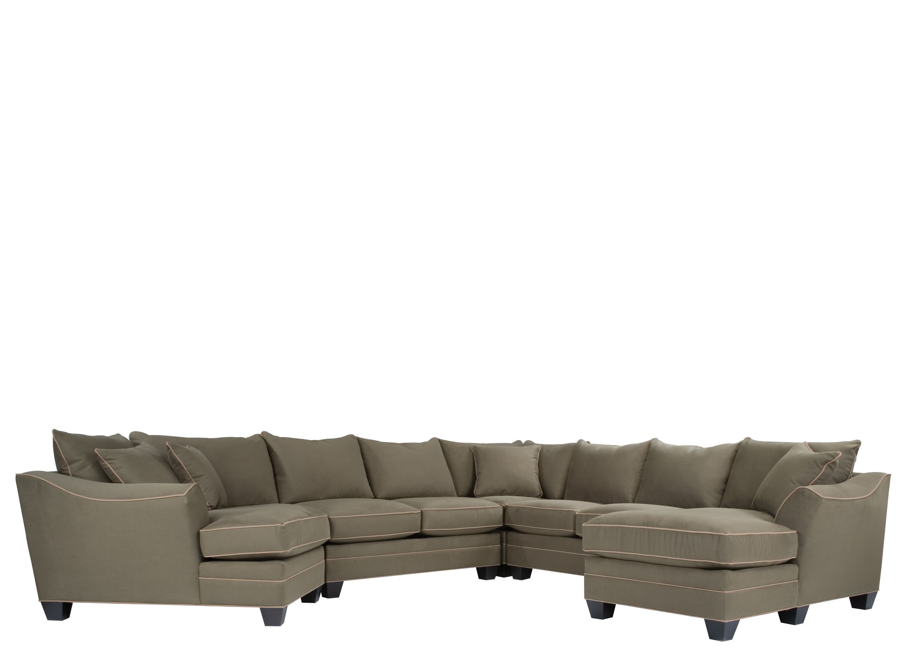 Foresthill 5-pc. Microfiber Sectional Sofa