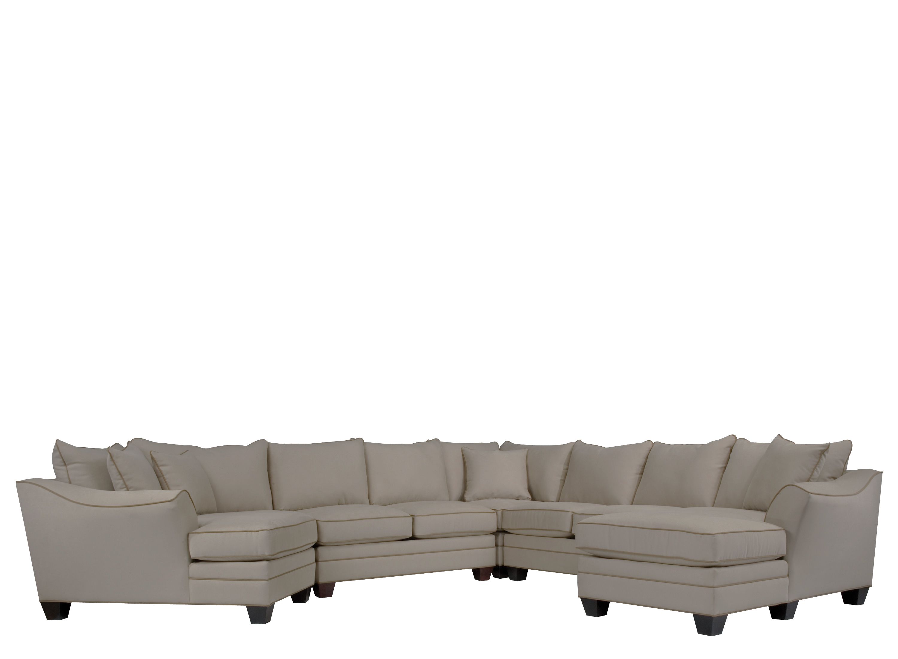 Foresthill 5-pc. Microfiber Sectional Sofa