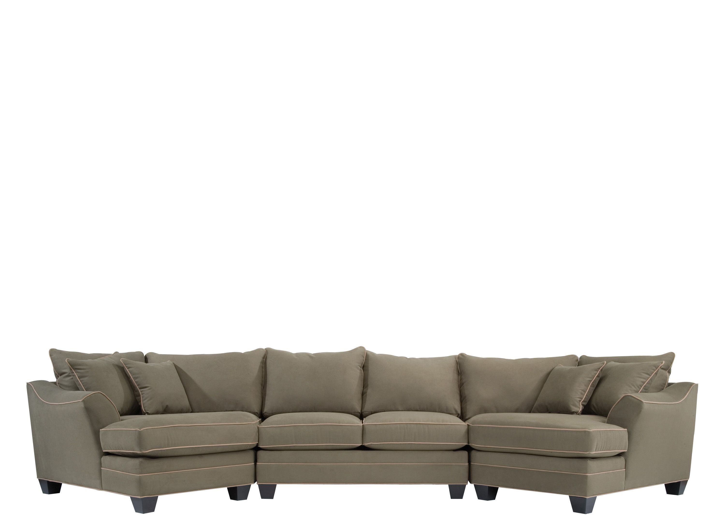 Foresthill 3-pc. Microfiber Sectional Sofa