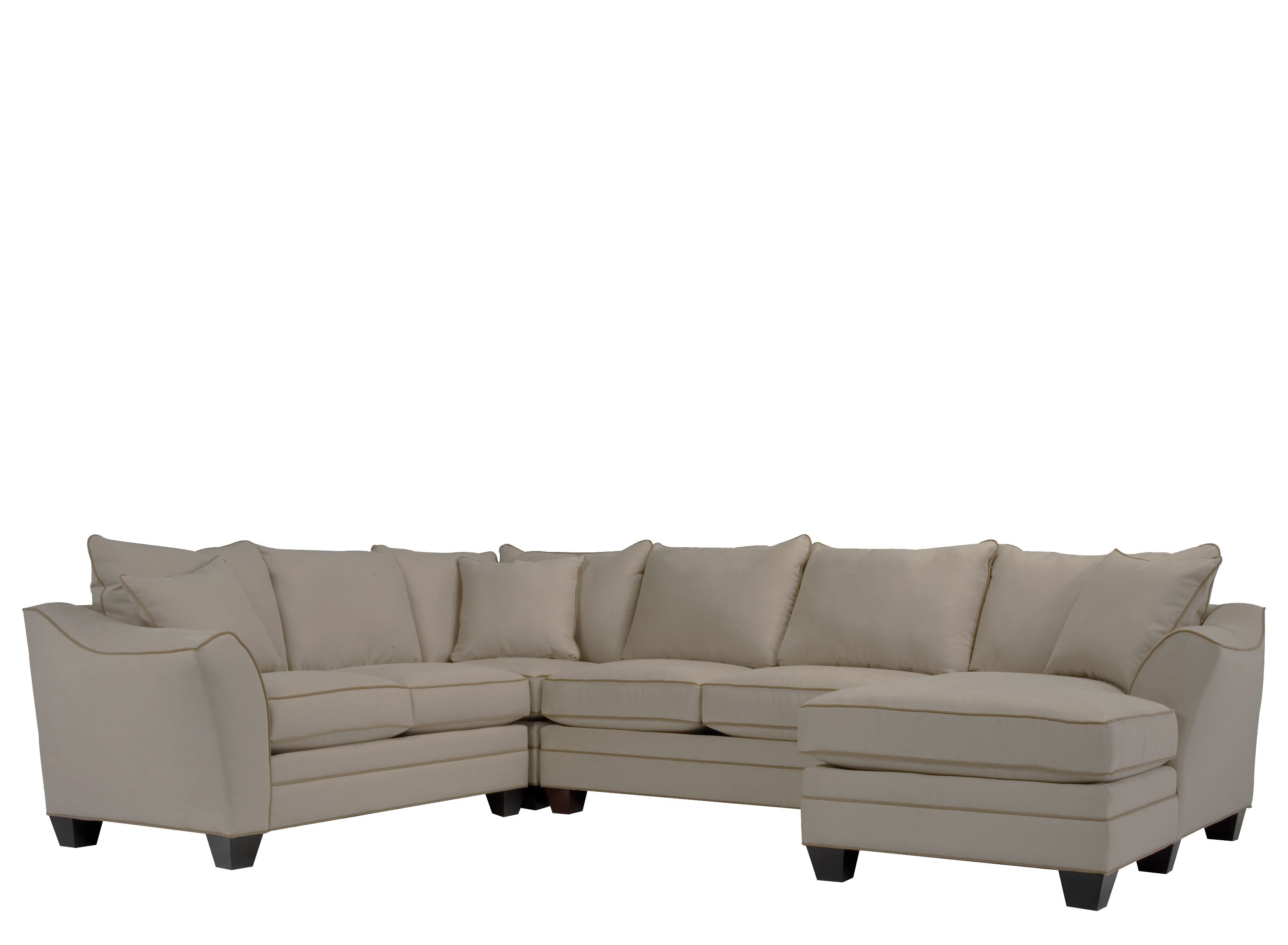 Foresthill 4-pc. Microfiber Sectional Sofa