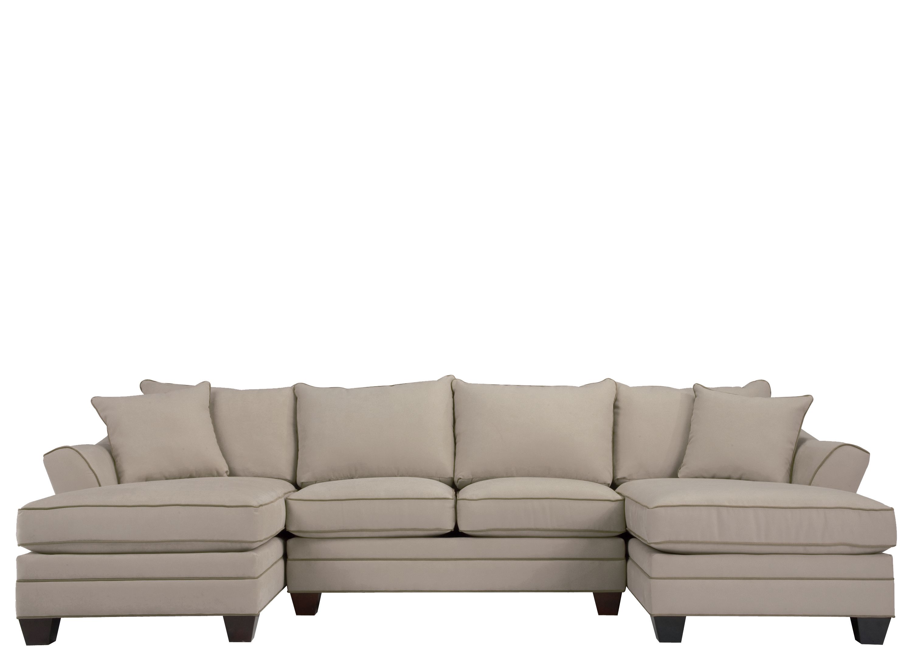 Foresthill 3-pc. Microfiber Sectional Sofa w/ Twin Sleeper