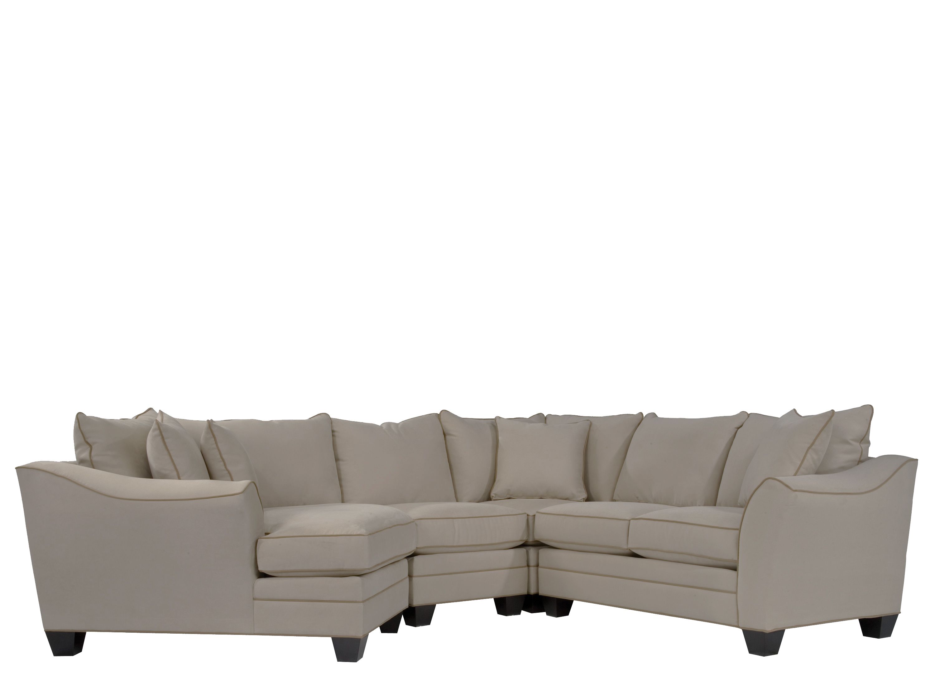 Foresthill 4-pc. Microfiber Sectional Sofa