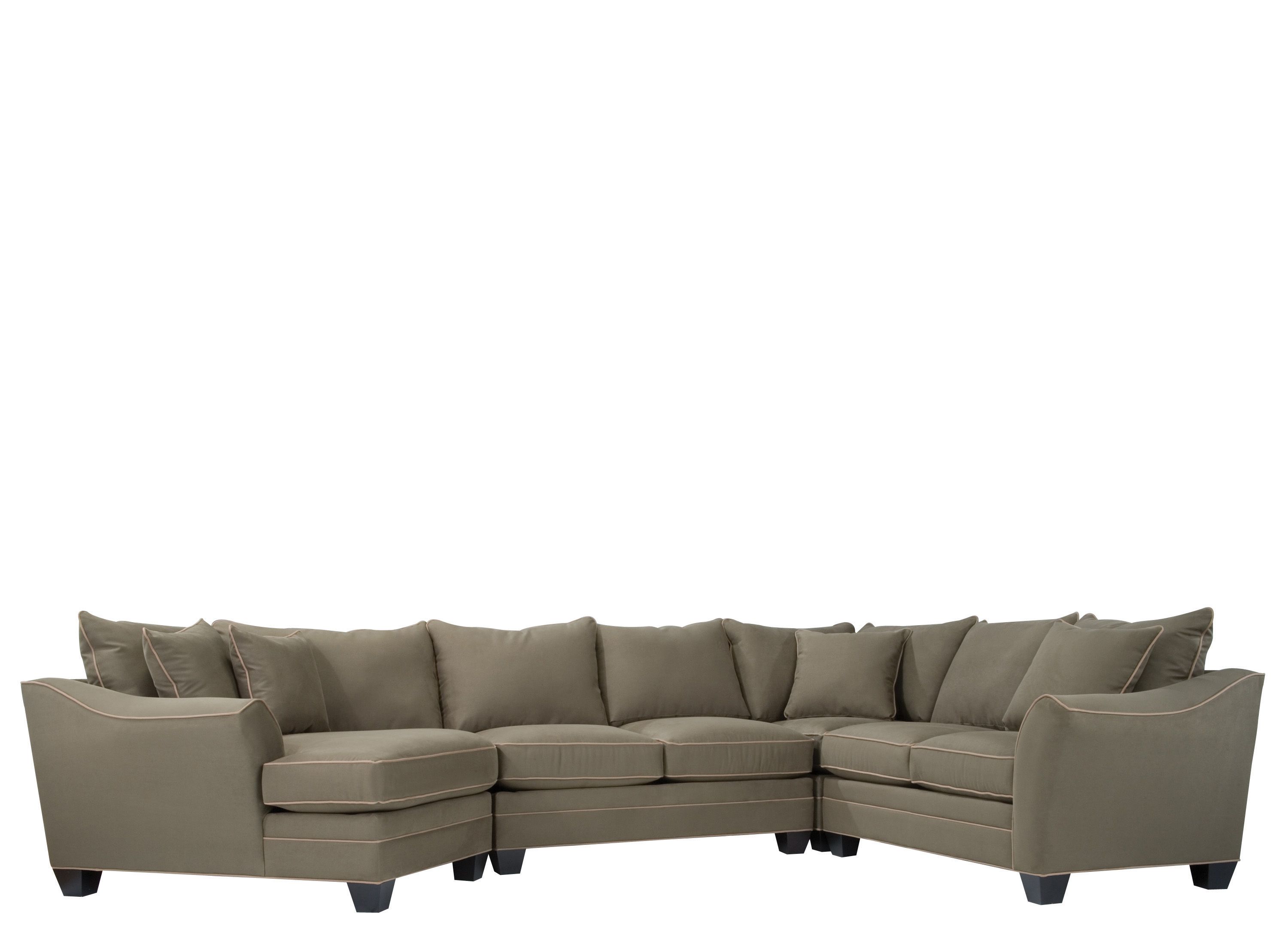 Foresthill 4-pc. Microfiber Sectional Sofa