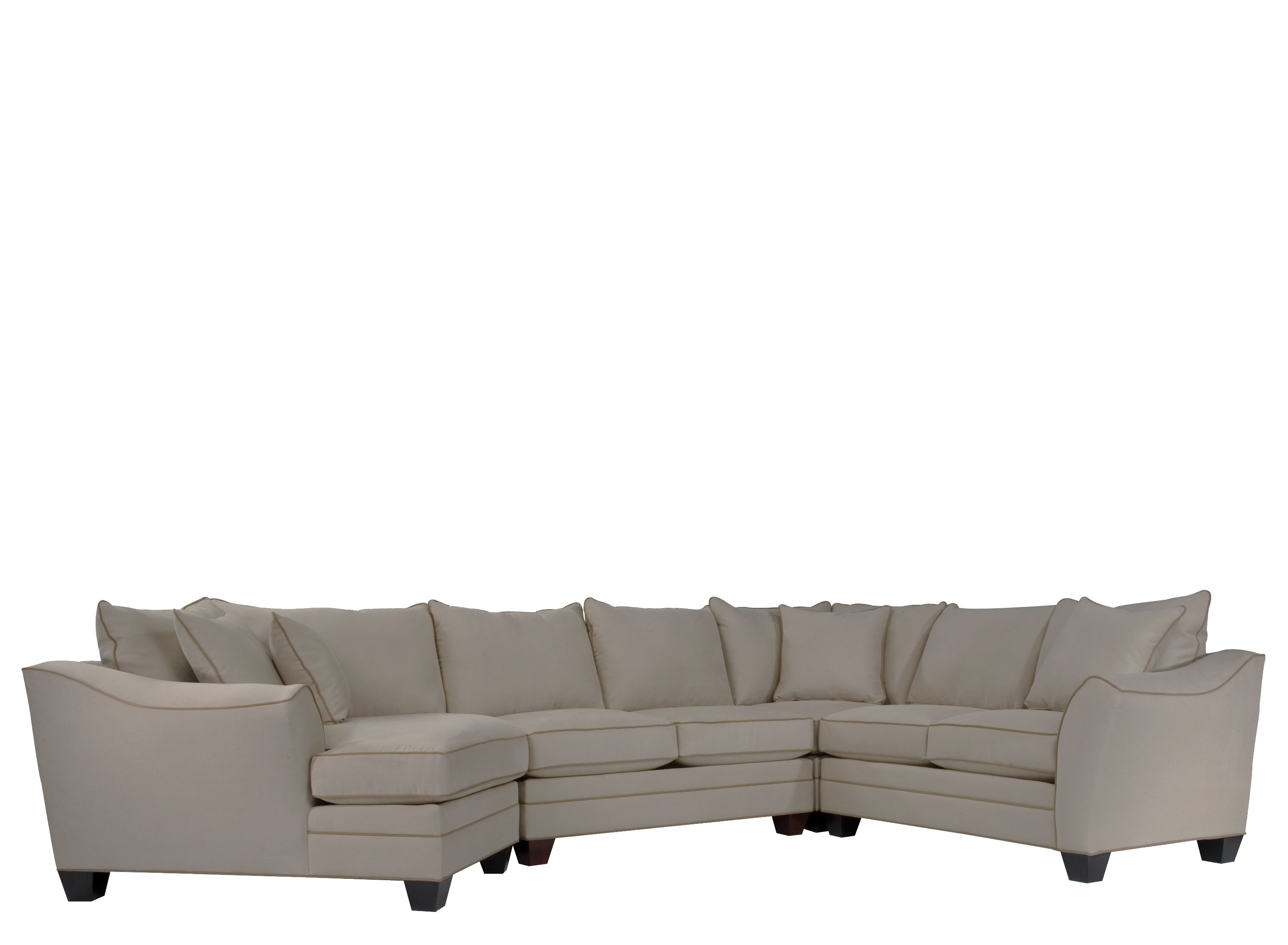 Foresthill 4-pc. Microfiber Sectional Sofa