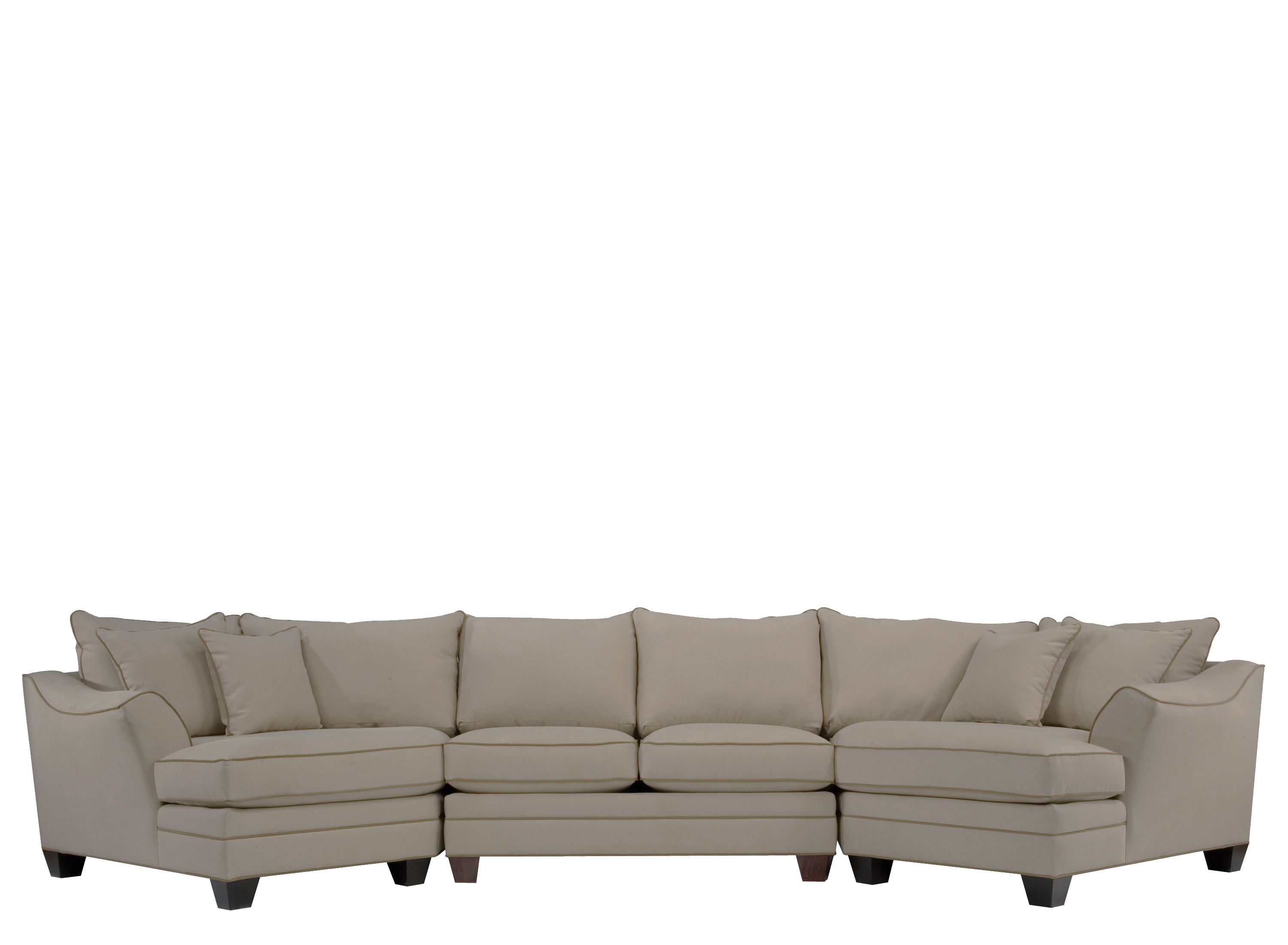 Foresthill 3-pc. Microfiber Sectional Sofa