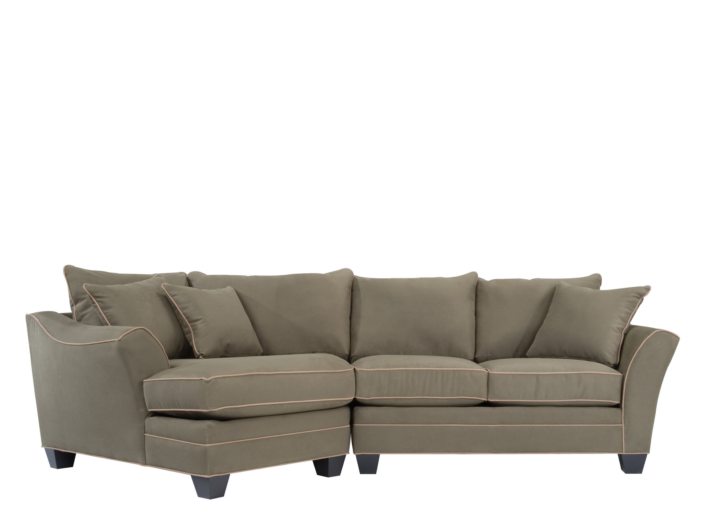 Foresthill 2-pc. Microfiber Sectional Sofa