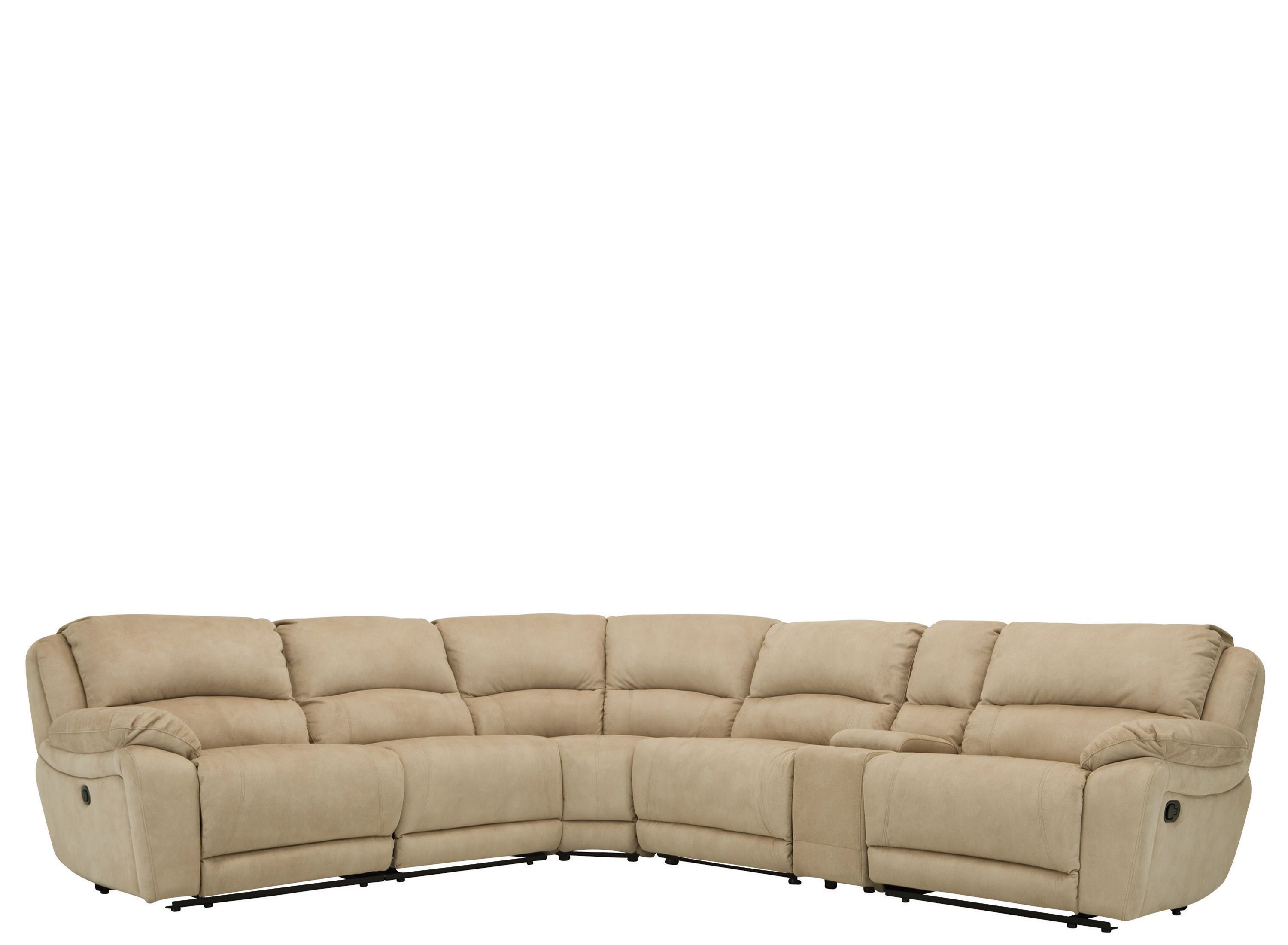 Cindy Crawford Mackenzie 6-pc. Microfiber Reclining Sectional Sofa
