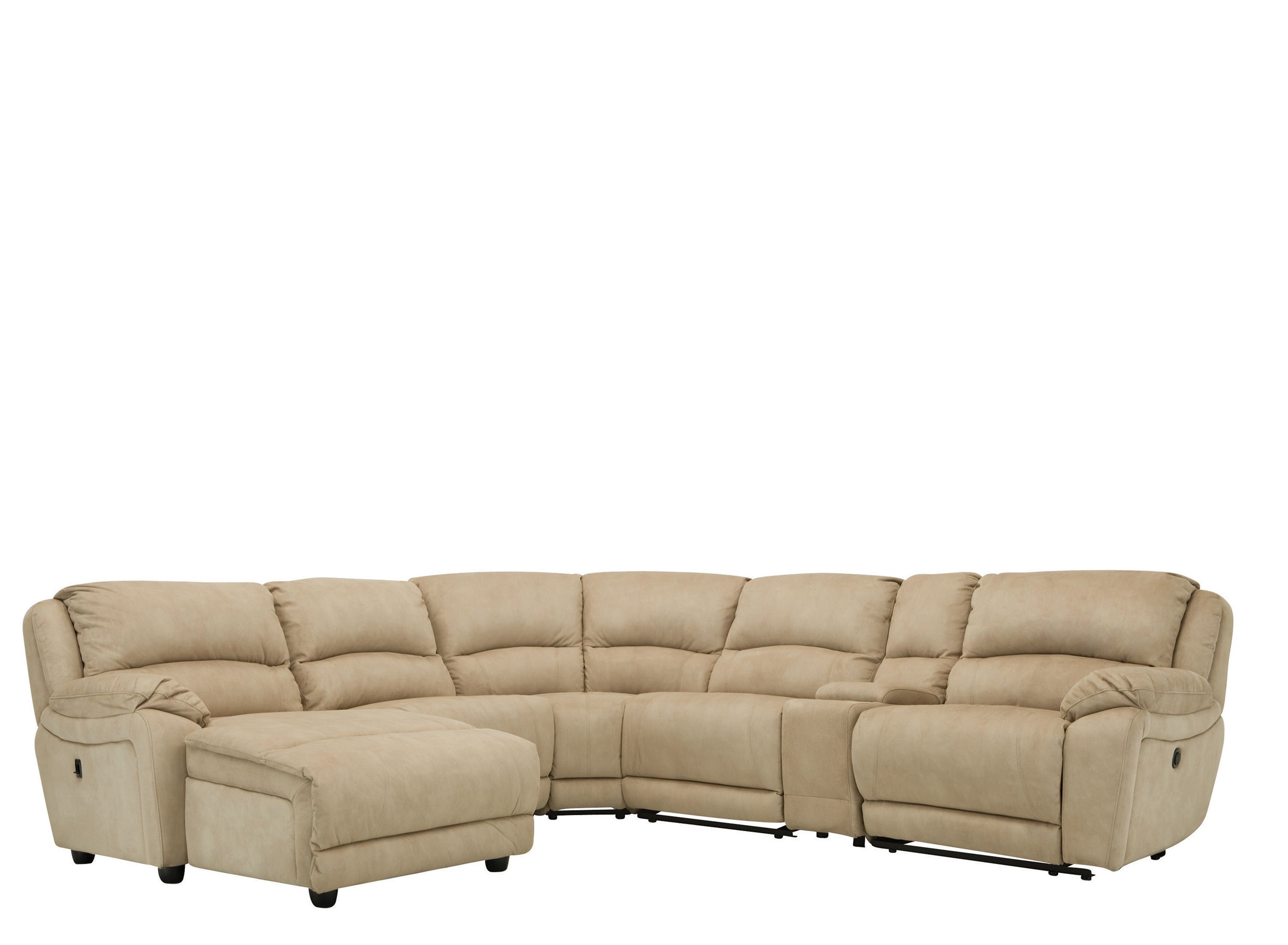 Cindy Crawford Mackenzie 6-pc. Microfiber Reclining Sectional Sofa