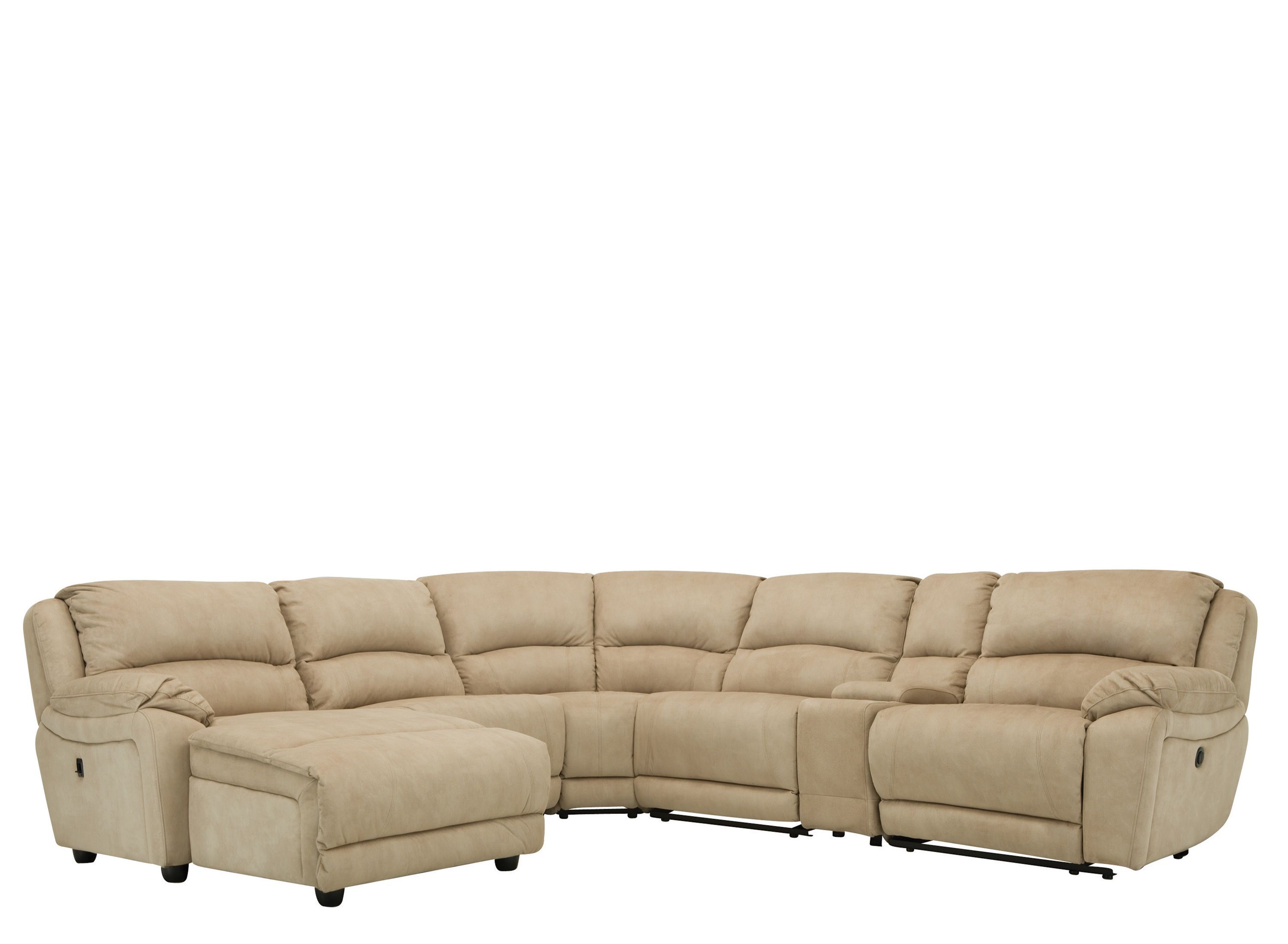 Cindy Crawford Mackenzie 6-pc. Microfiber Power Reclining Sectional Sofa