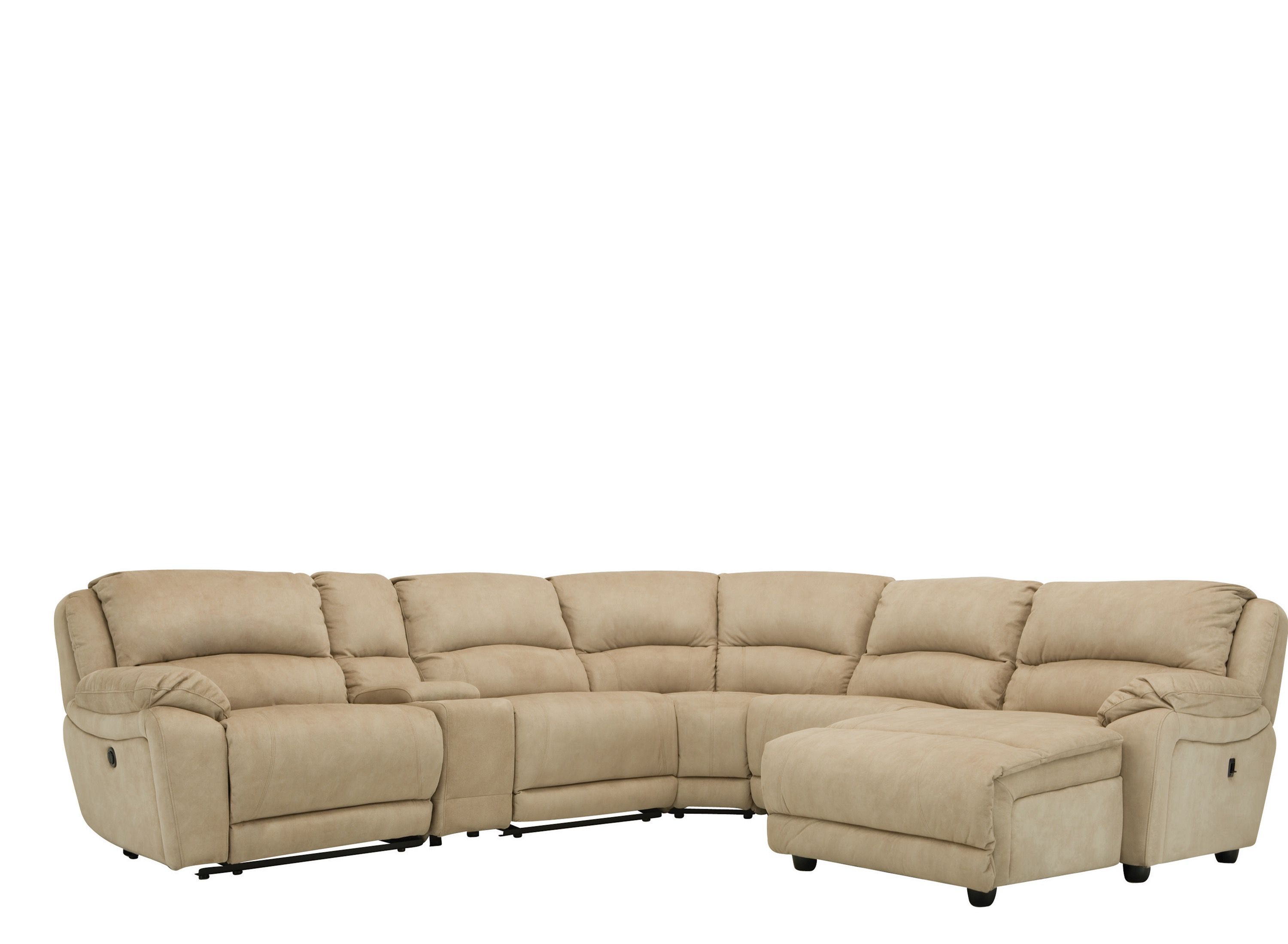 Cindy Crawford Mackenzie 6-pc. Microfiber Reclining Sectional Sofa