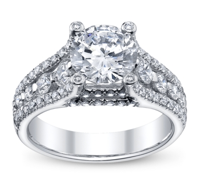 Engagement rings white gold 18k