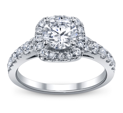 Scott kay round engagement rings