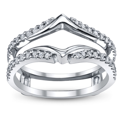 Diamond wedding ring guards
