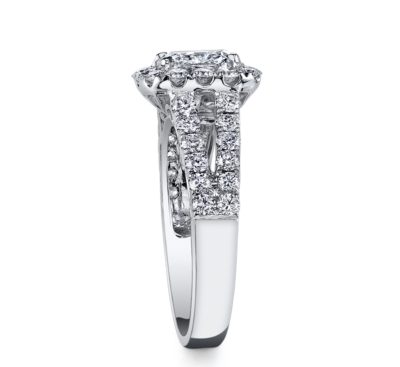 Candlelight 14K White Gold Diamond Engagement Ring 1 7/8 ct tw