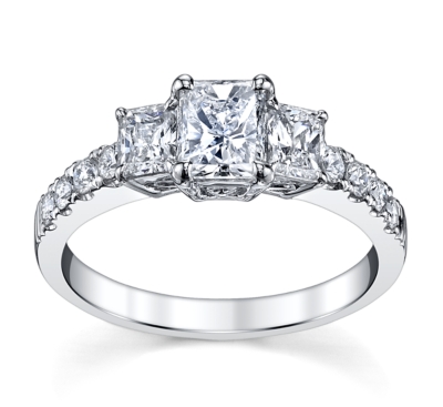 Engagement rings white gold edition