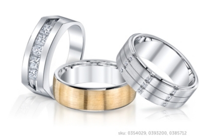 Men s titanium diamond wedding rings