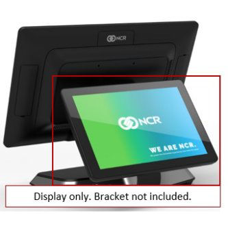 NCR XL 10" NO TOUCH DSPL NO STAND USB-C