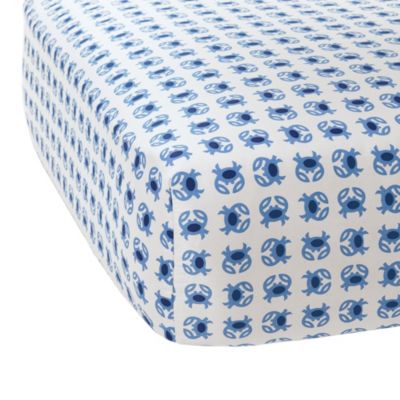 Blue Crab Crib Sheet