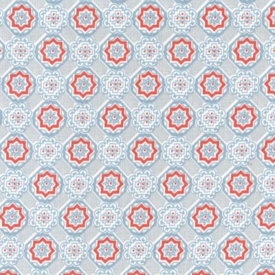 Aqua/Melon Mosaic Sheet Set