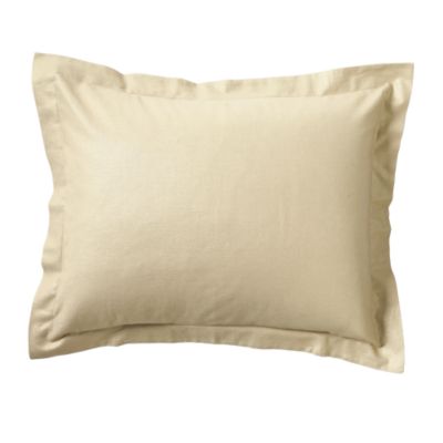 Vintage Gold Linen Shams