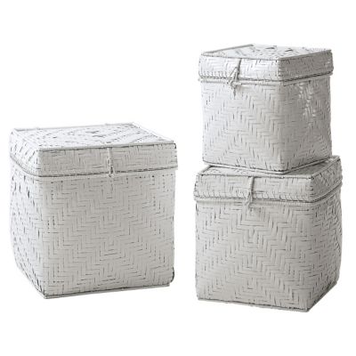 Bamboo Nesting Baskets - Set of Three