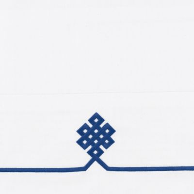 Navy Gobi Embroidered Pillowcases