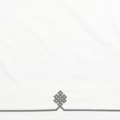 Pewter Gobi Embroidered Pillowcases
