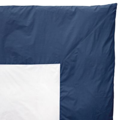 Navy Color Frame Duvet