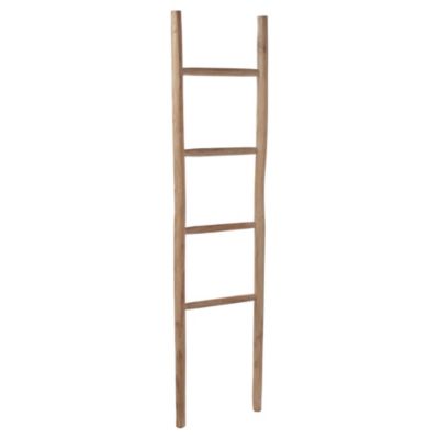Whitewashed Teak Ladder