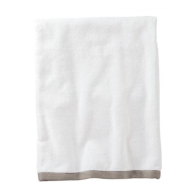 Bark Border Frame Bath Sheet