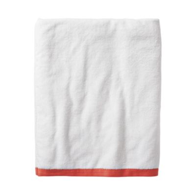 Coral Border Frame Bath Sheet