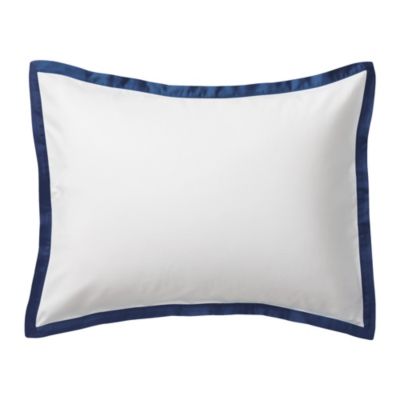 Navy Border Frame Sham