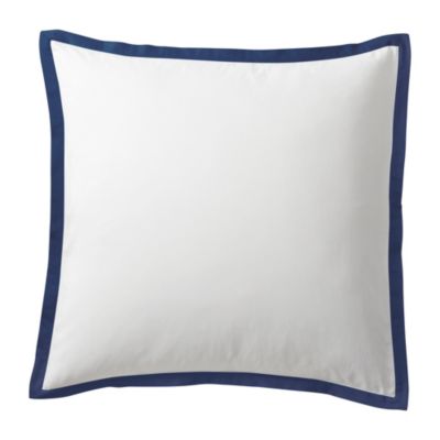 Navy Border Frame Euro Sham