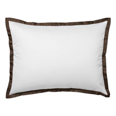 Chocolate Border Frame Standard Sham
