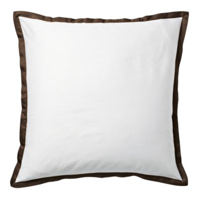 Chocolate Border Frame Euro Sham