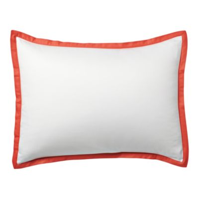 Coral Border Frame Standard Sham