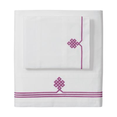 Berry Gobi Embroidered Sheet Set