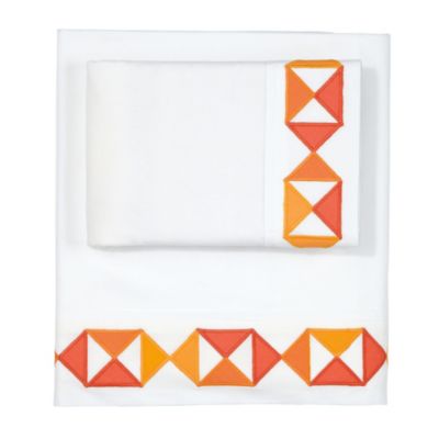 Tangerine Flag Sheet Set
