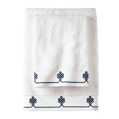 Navy Gobi Bath Towels