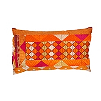 Vintage Phulkari Pillow