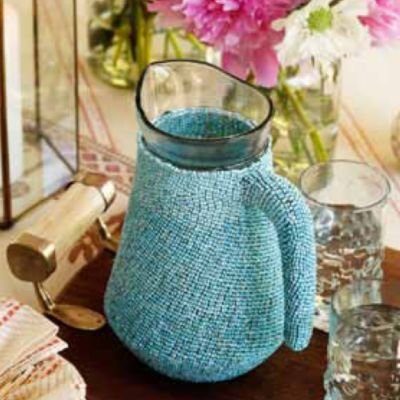 Balinese Beaded Pitchers