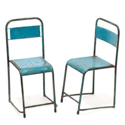 Vintage Wedding Ceremony Chair - Turquoise