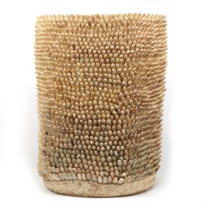 Oversized Quill Textured Basket