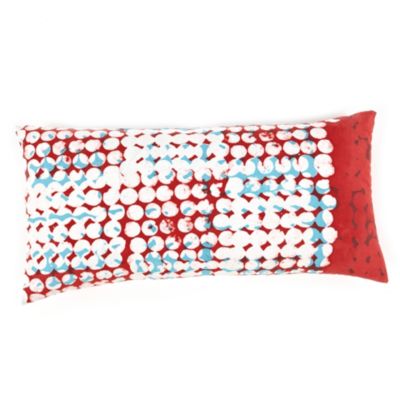 Red and Blue Dots Lumbar by Robert Moore