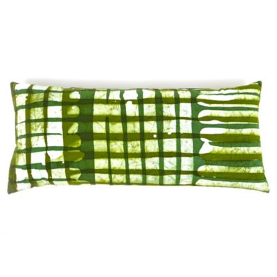 Green Stripes Lumbar by Robert Moore