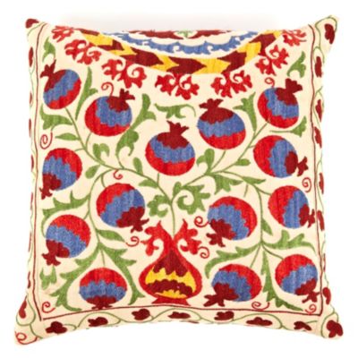 Uzbek Vintage Suzani Pillow